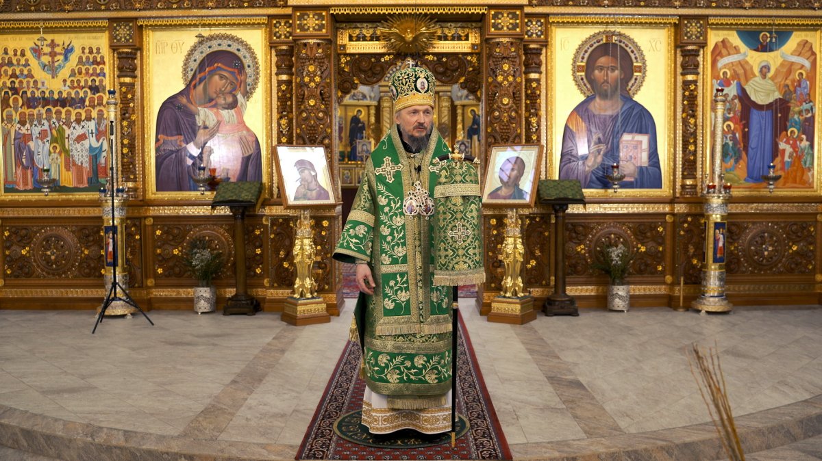 Минск. Митрополит Вениамин. Вход Господень в Иерусалим. Проповедь. Храм «Всех скорбящих Радость»